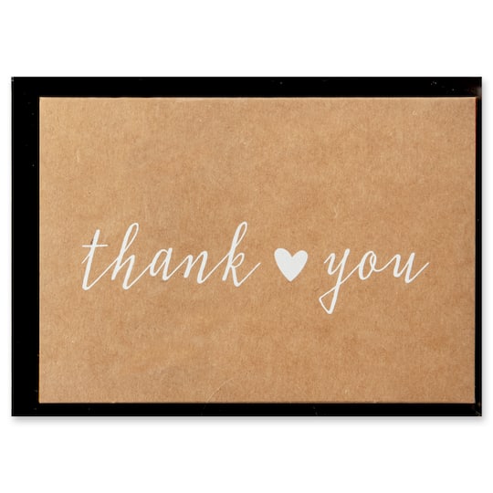 Kraft Thank You Cards & Envelopes By Celebrate It™